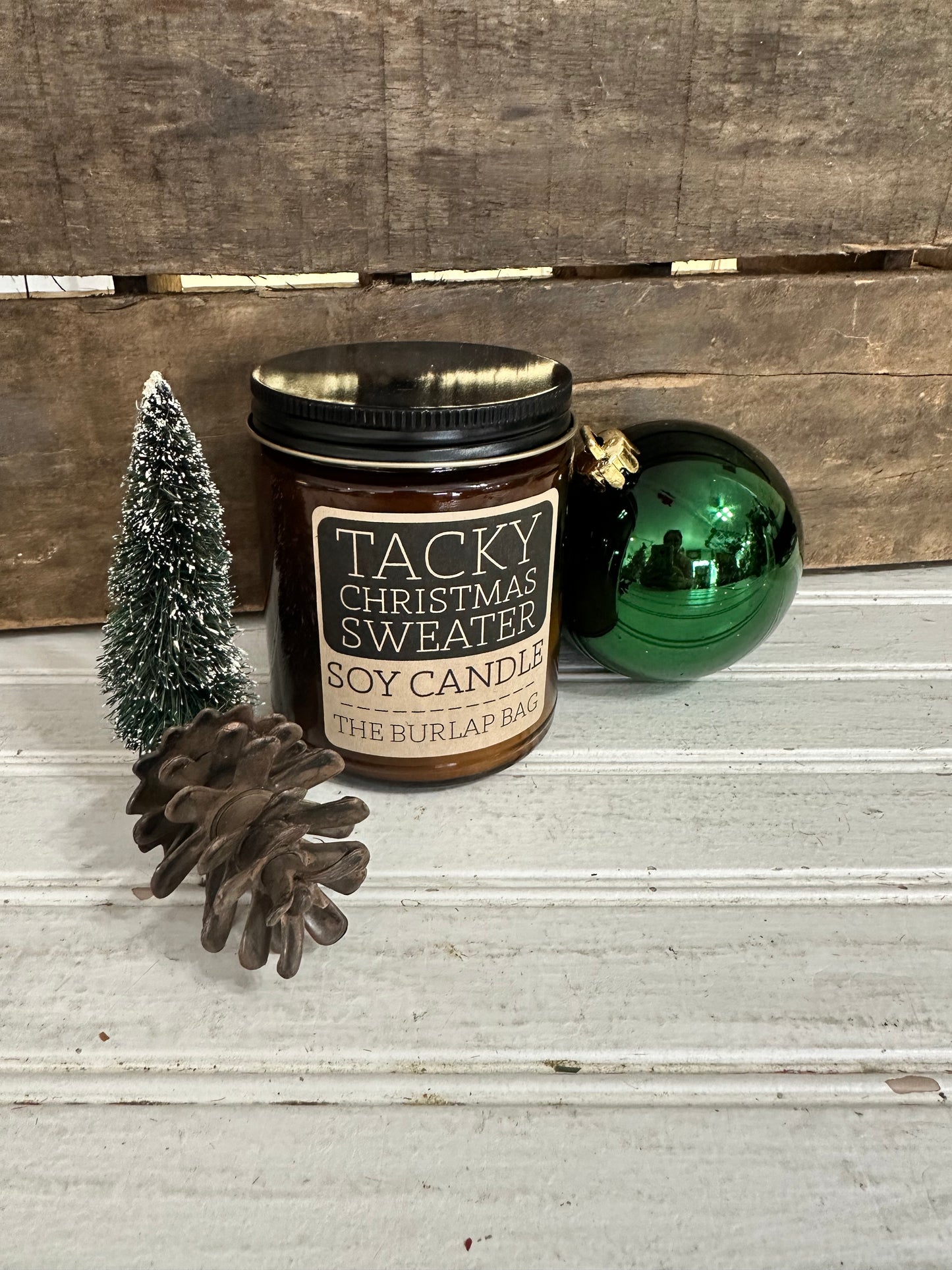 Tacky Christmas Sweater soy candle