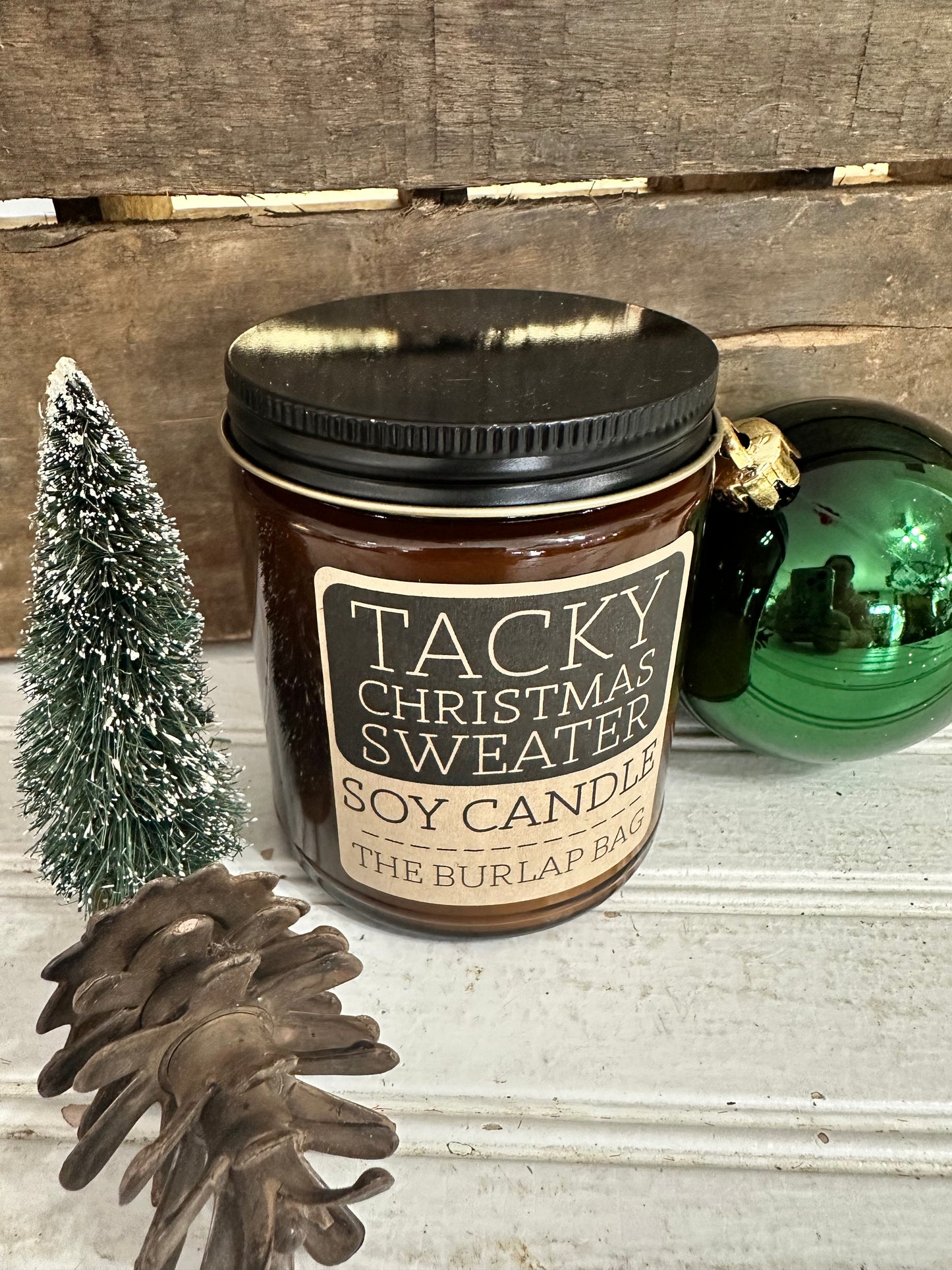 Tacky Christmas Sweater soy candle