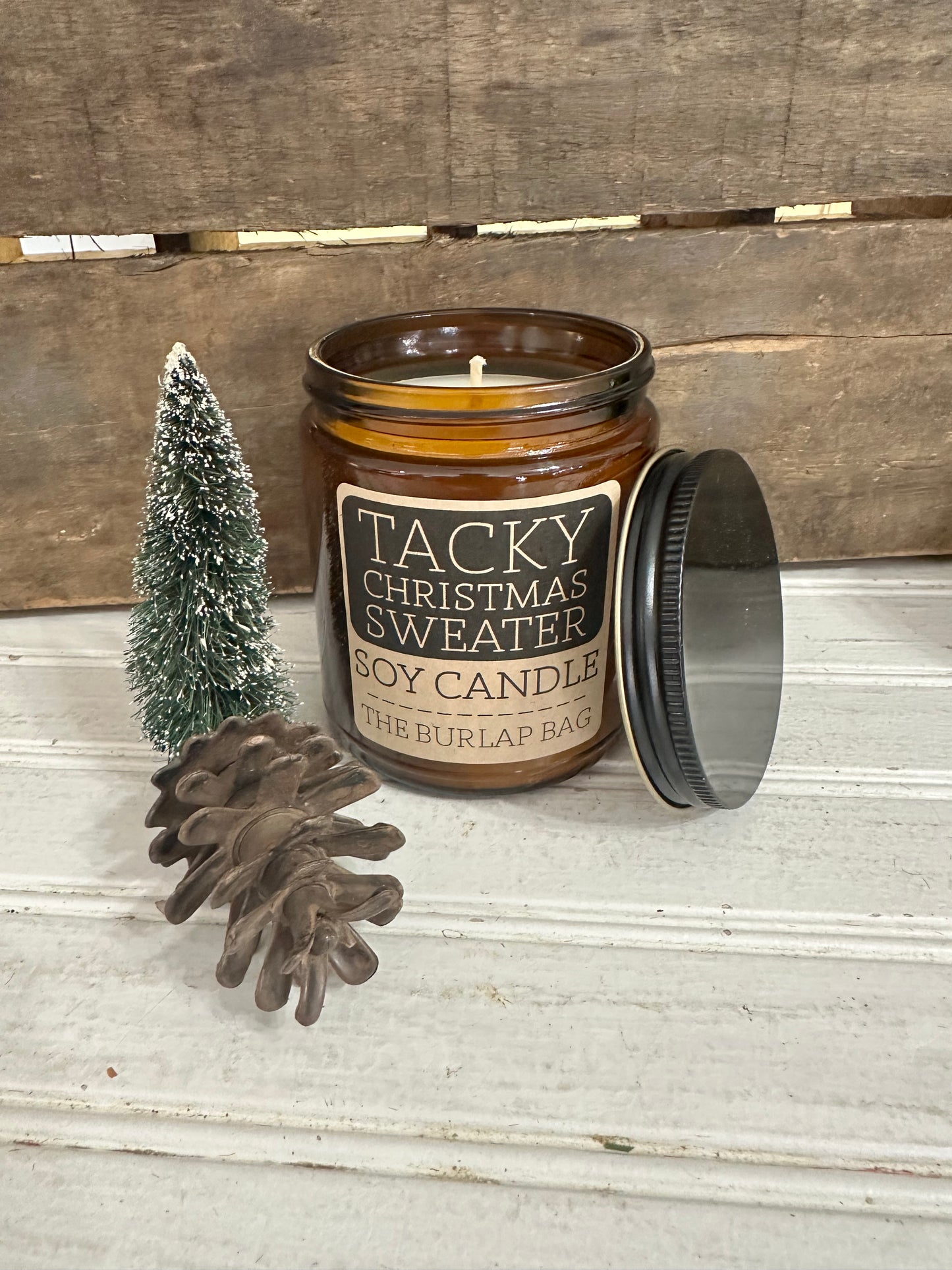 Tacky Christmas Sweater soy candle
