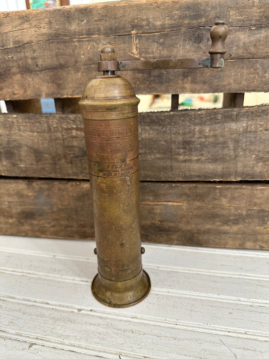 Atlas Brass Pepper Mill