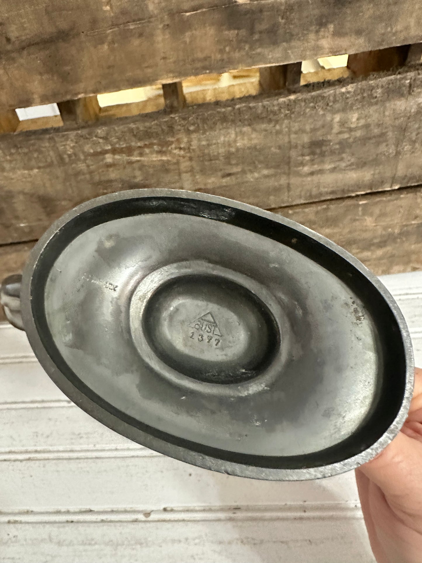 Pewter Candle Holder