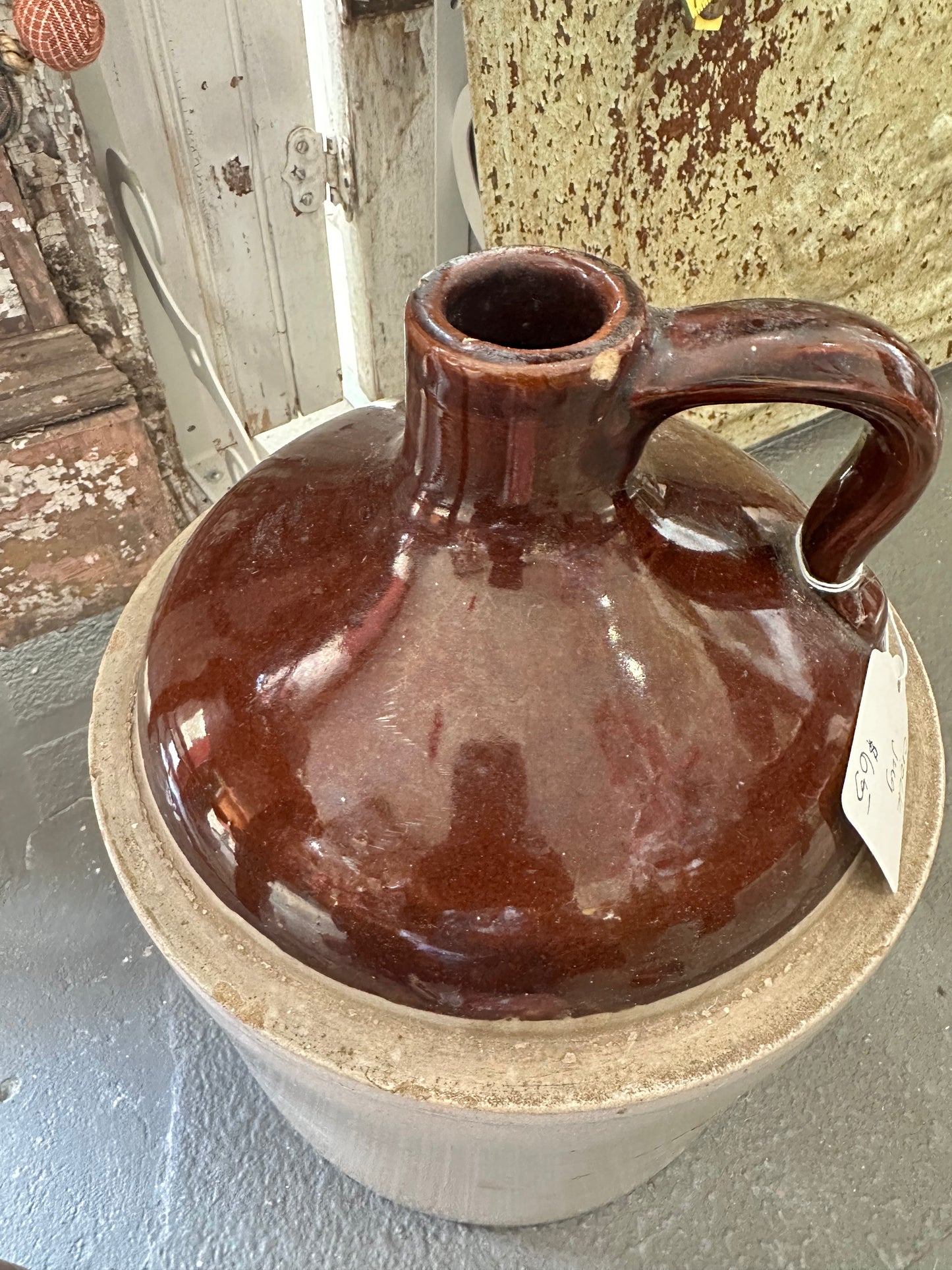 Vintage Crock Jug- local pickup only