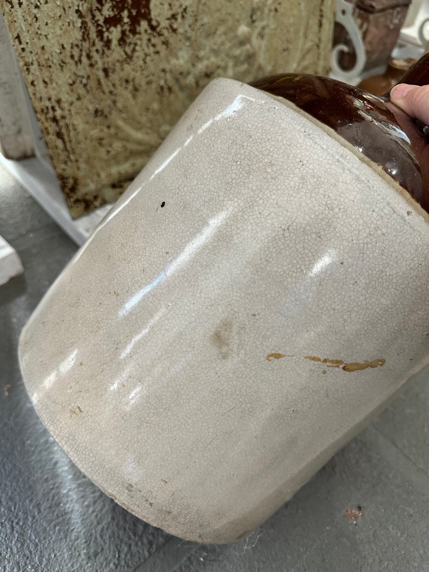 Vintage Crock Jug- local pickup only