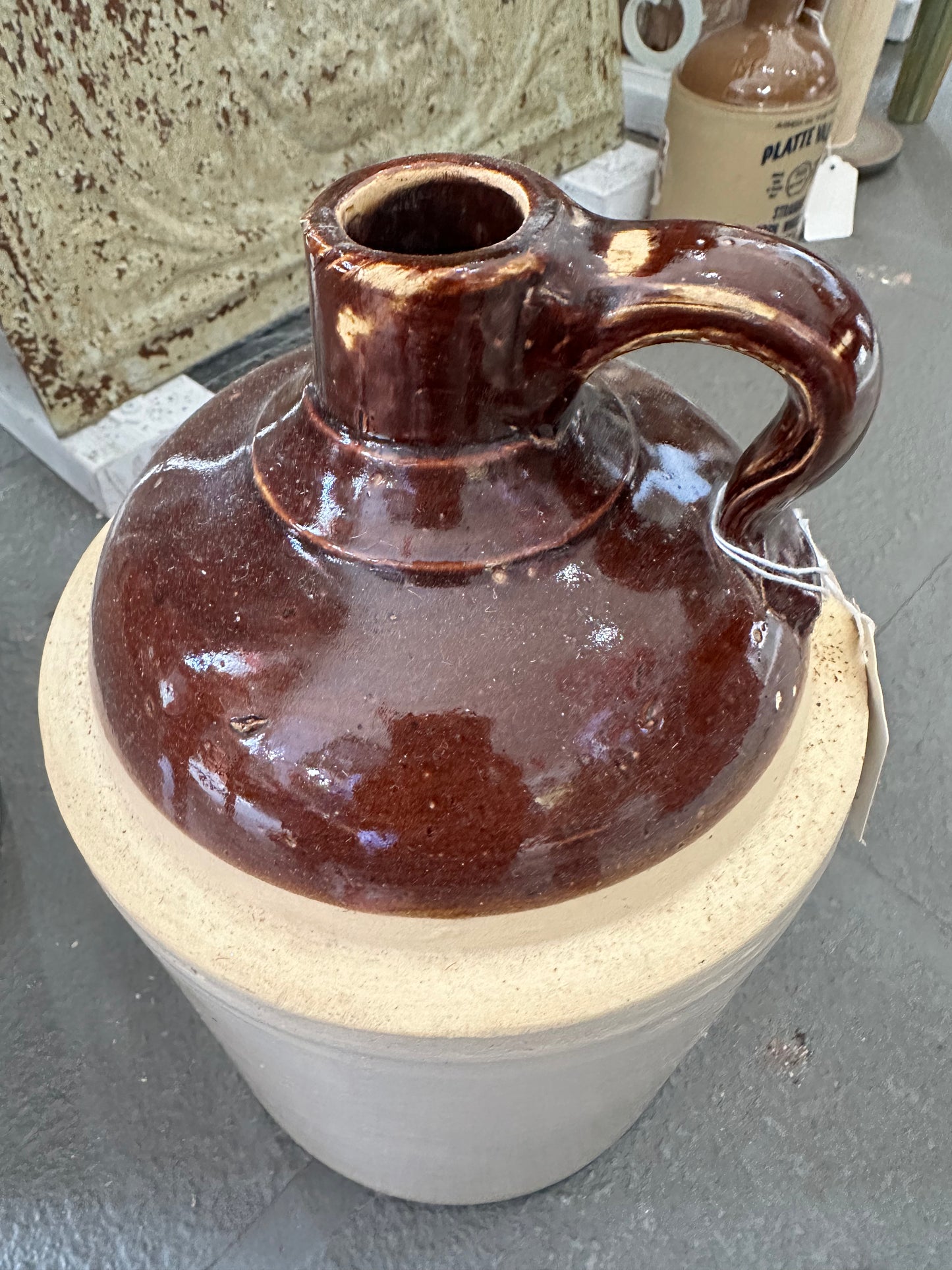 Vintage Crock Jug- local pickup only