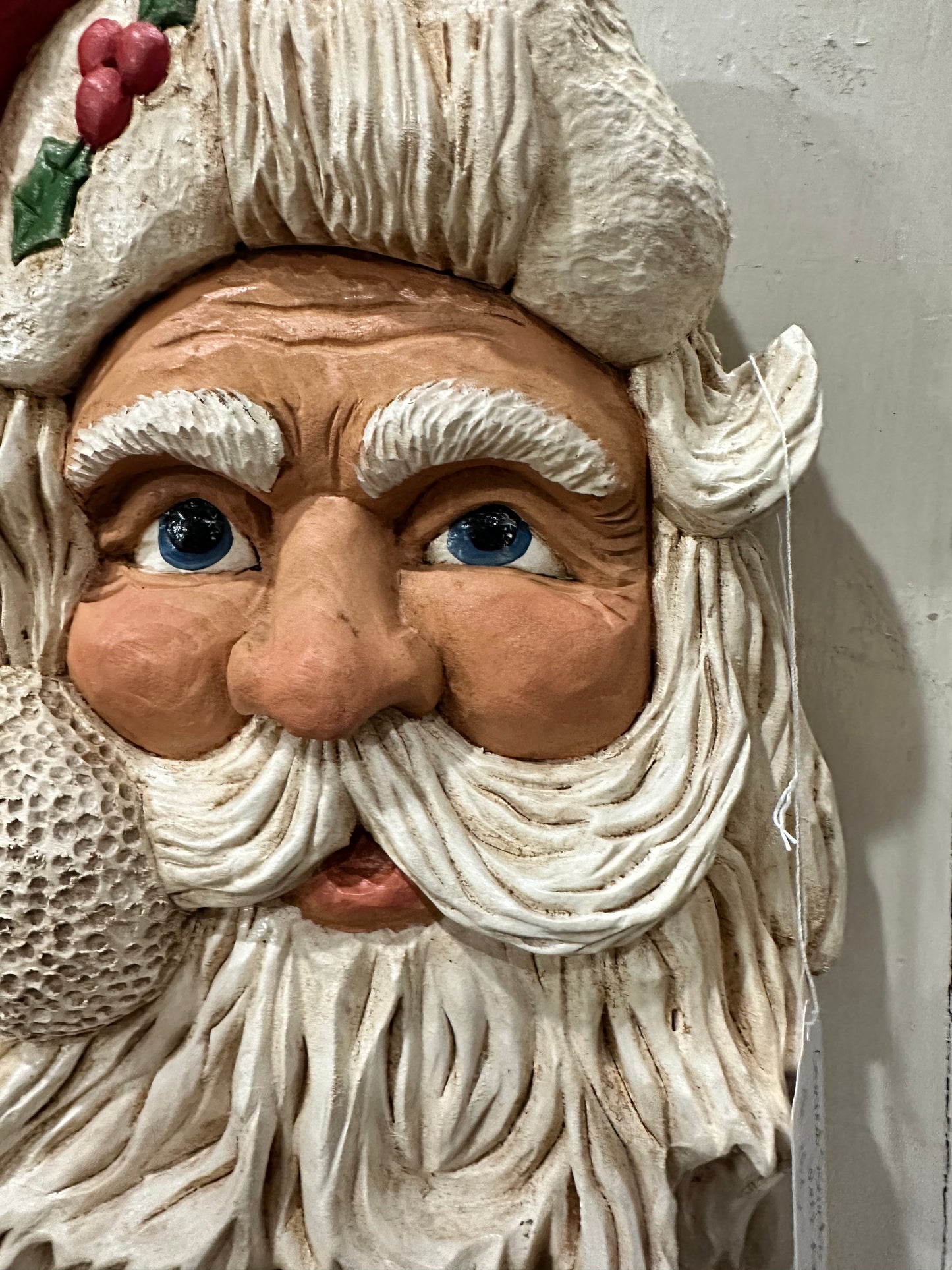 Wooden Santa Head- local pickup only