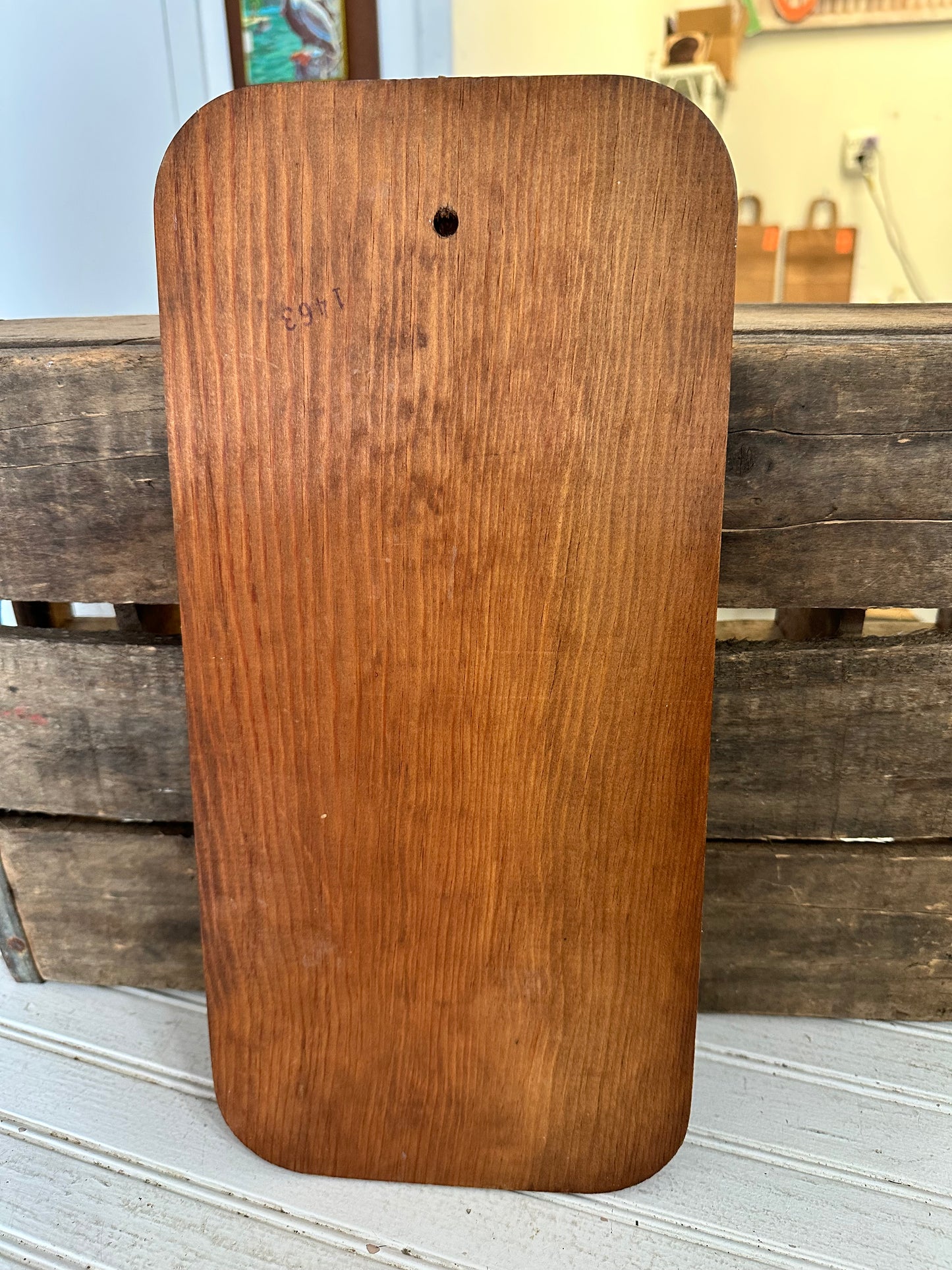 Decoupage Wall Art- Colonial Scene