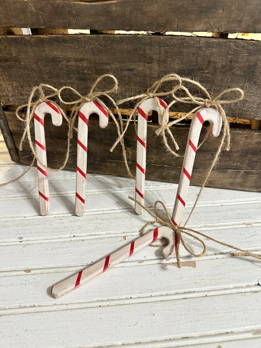 Handmade Candy Cane garland
