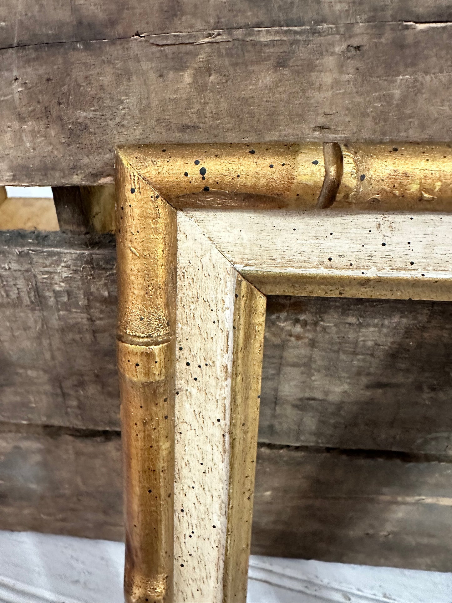 Vintage Hollywood Regency Gild Bamboo frame