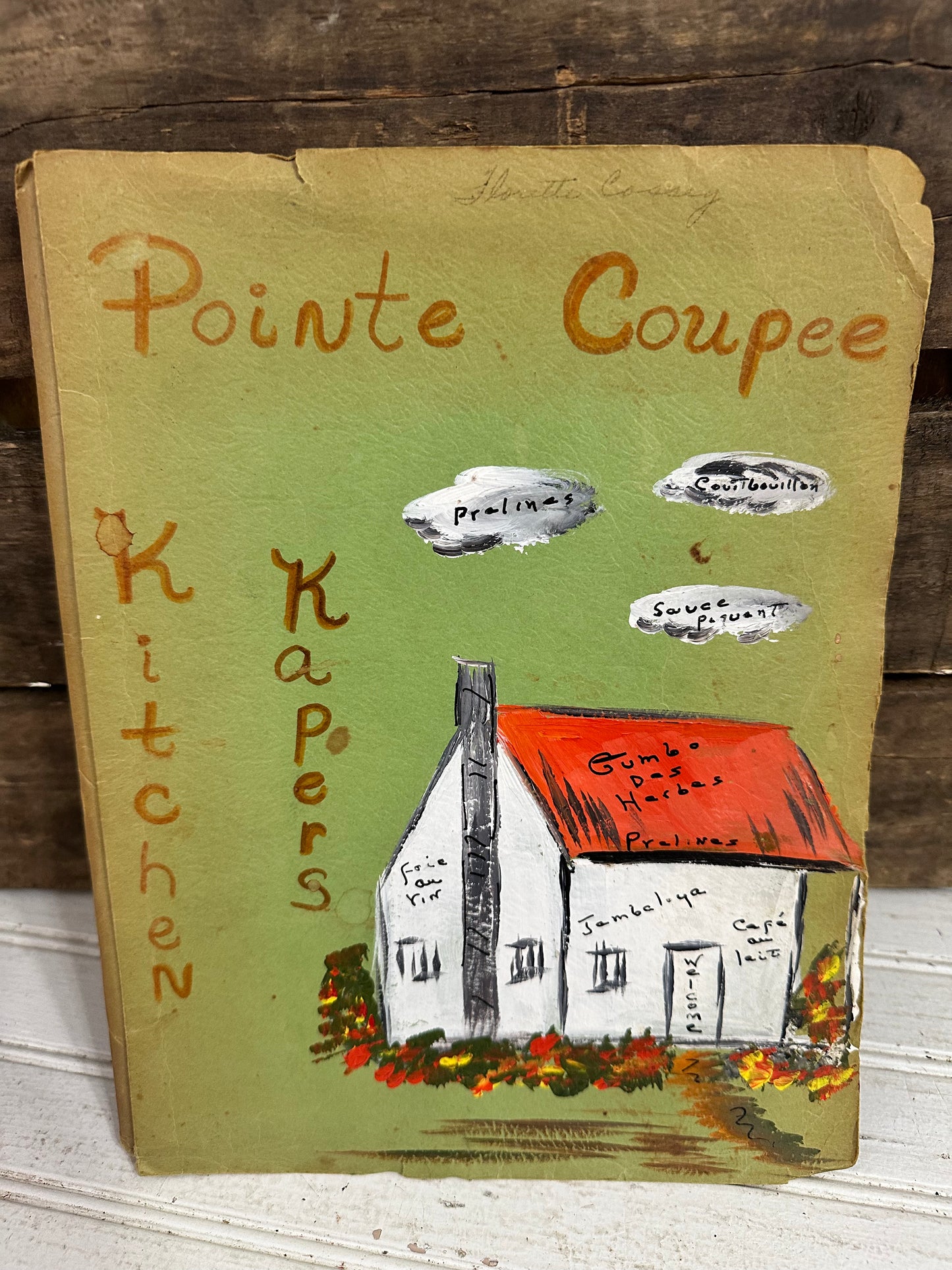 Vintage Handmade Recipe book