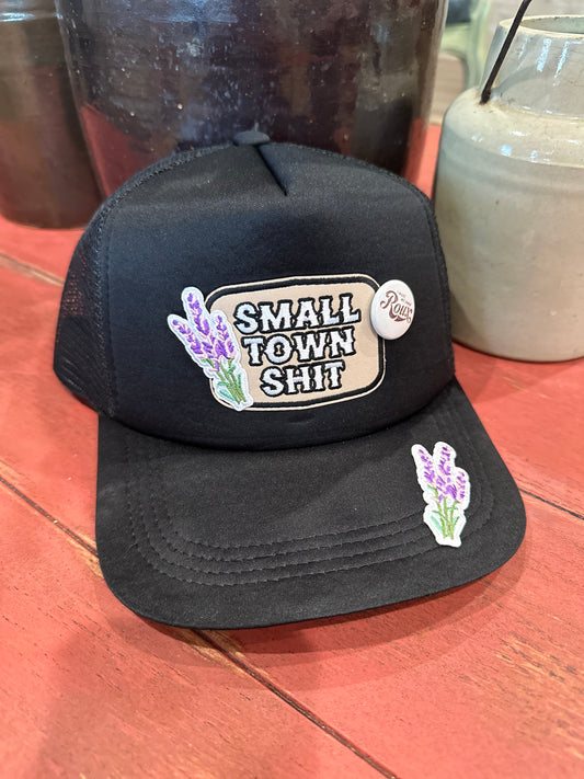 Small Town Shit- lavender hat