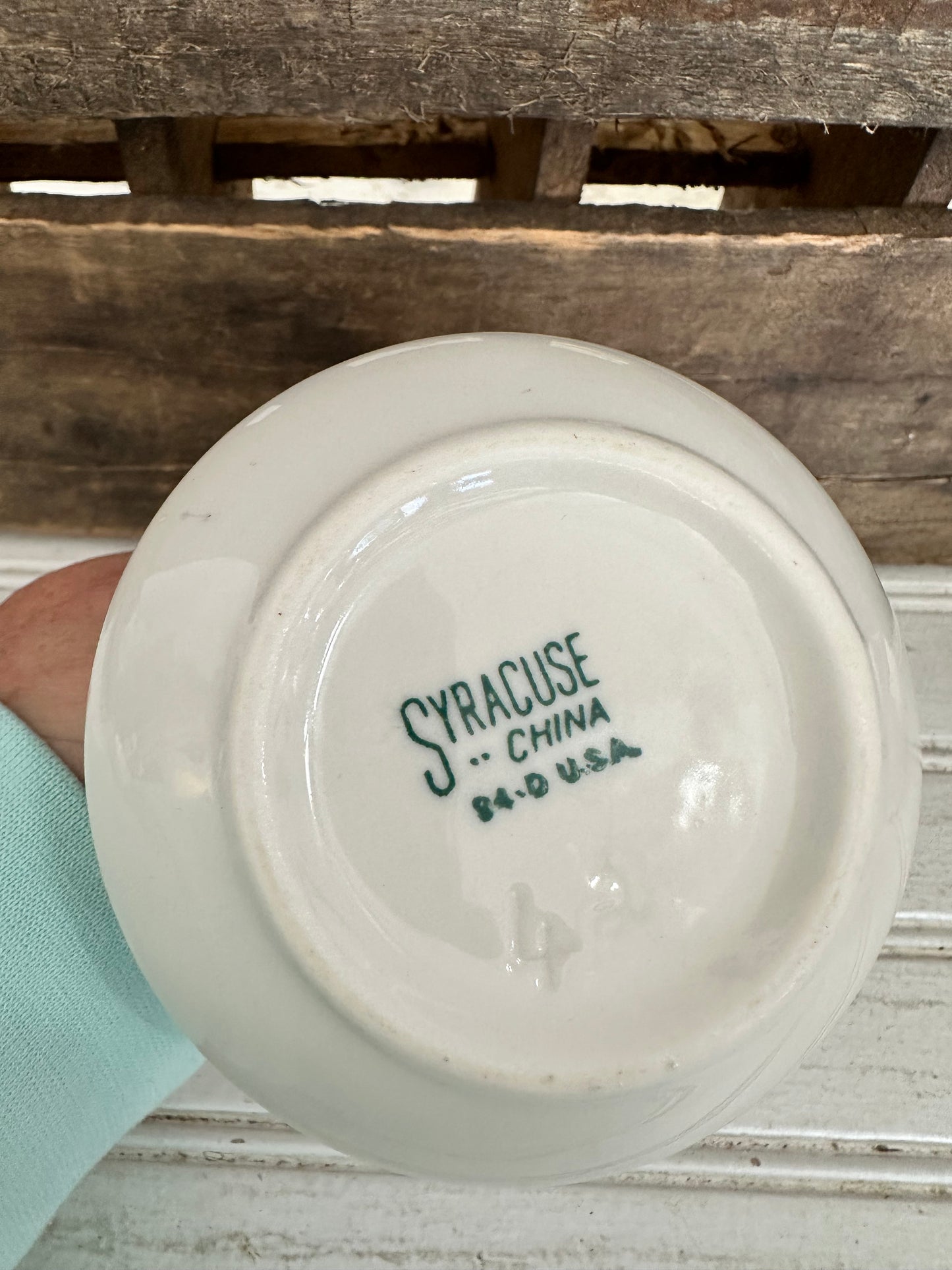 MCM Syracuse China creamer