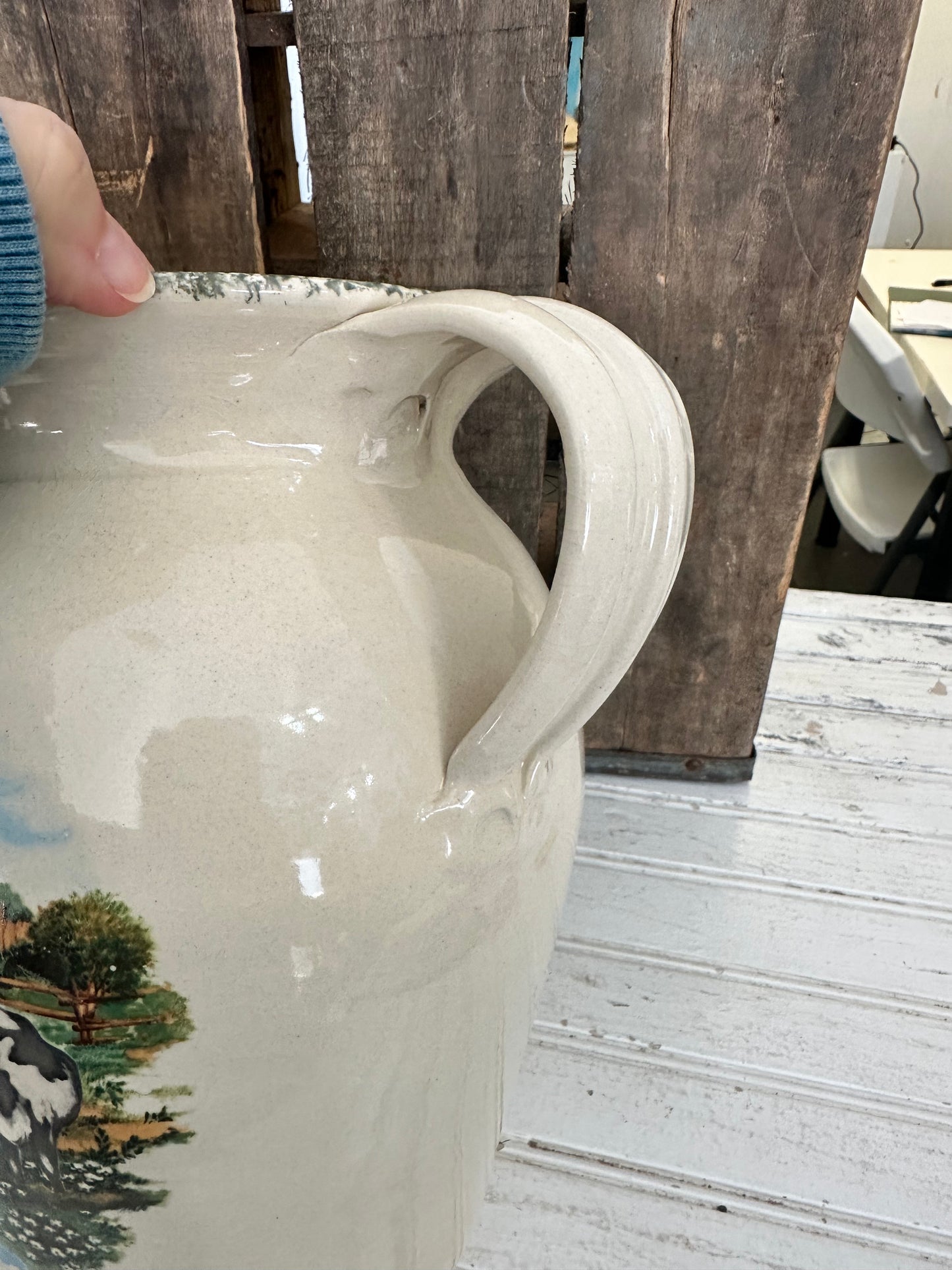 Casey Pottery pitcher -Marshall, Texas-local pickup only
