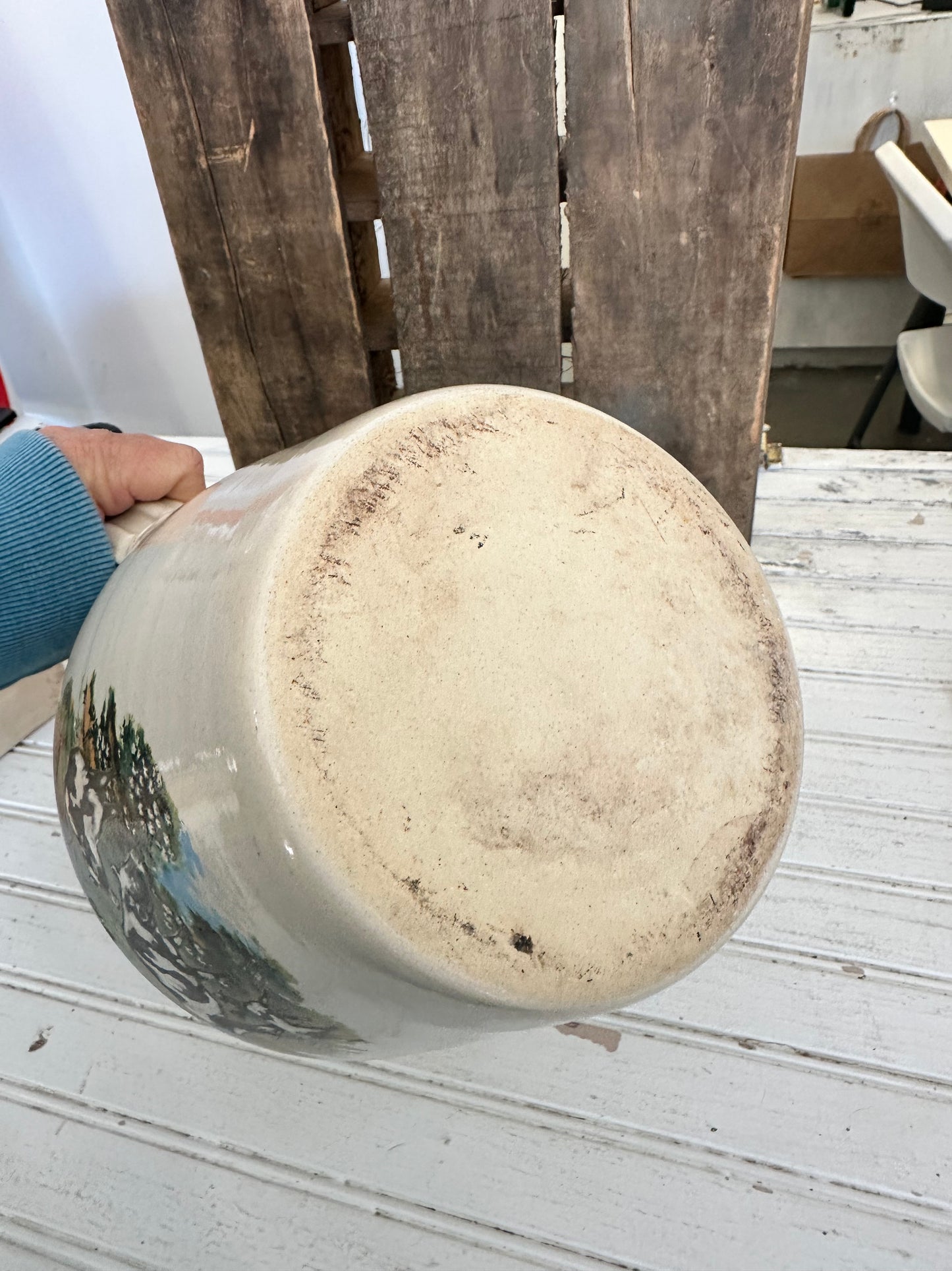 Casey Pottery pitcher -Marshall, Texas-local pickup only
