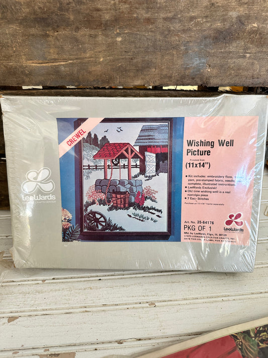 Crewel Kit- wishing well