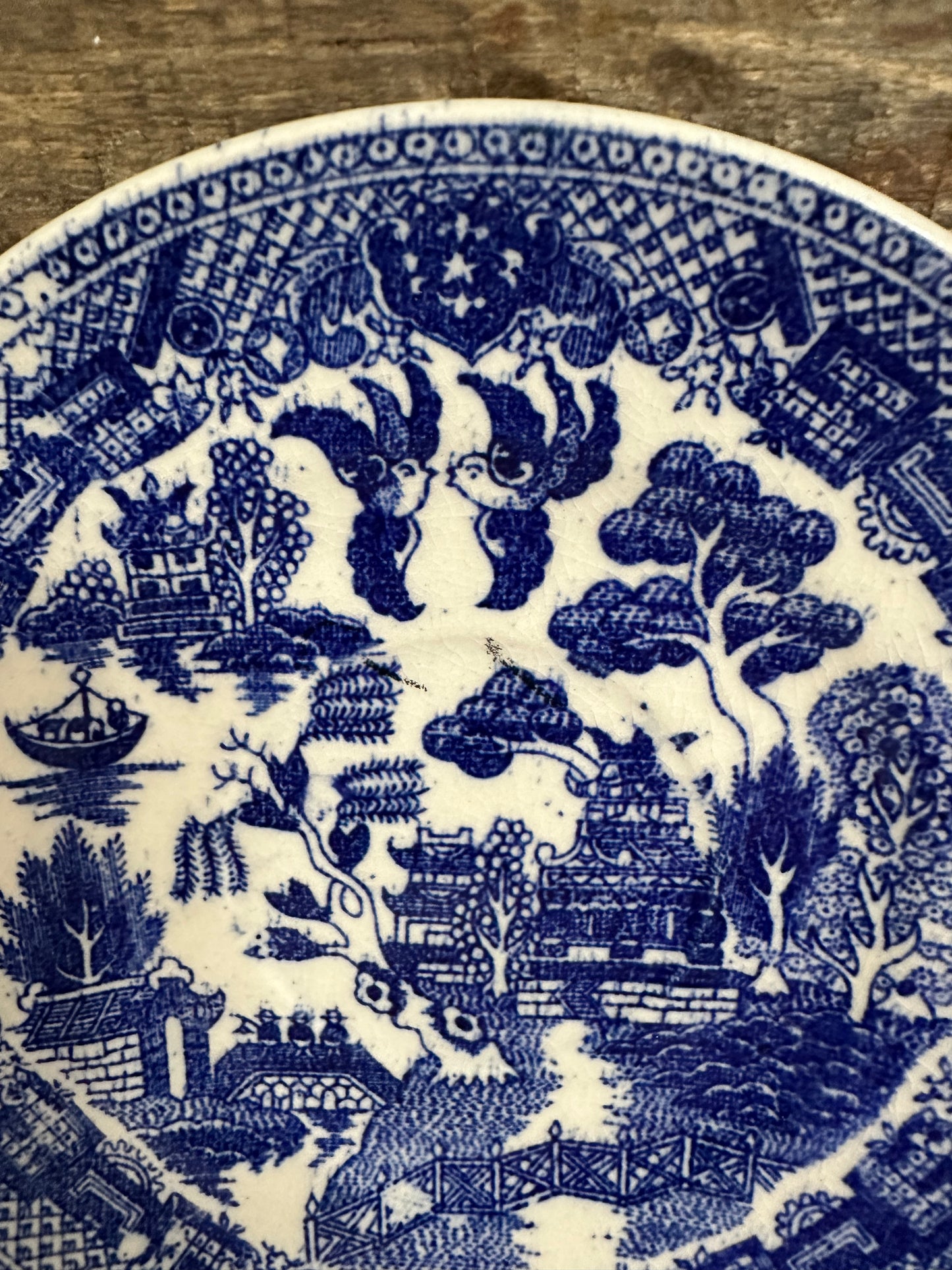 Blue Willow saucer