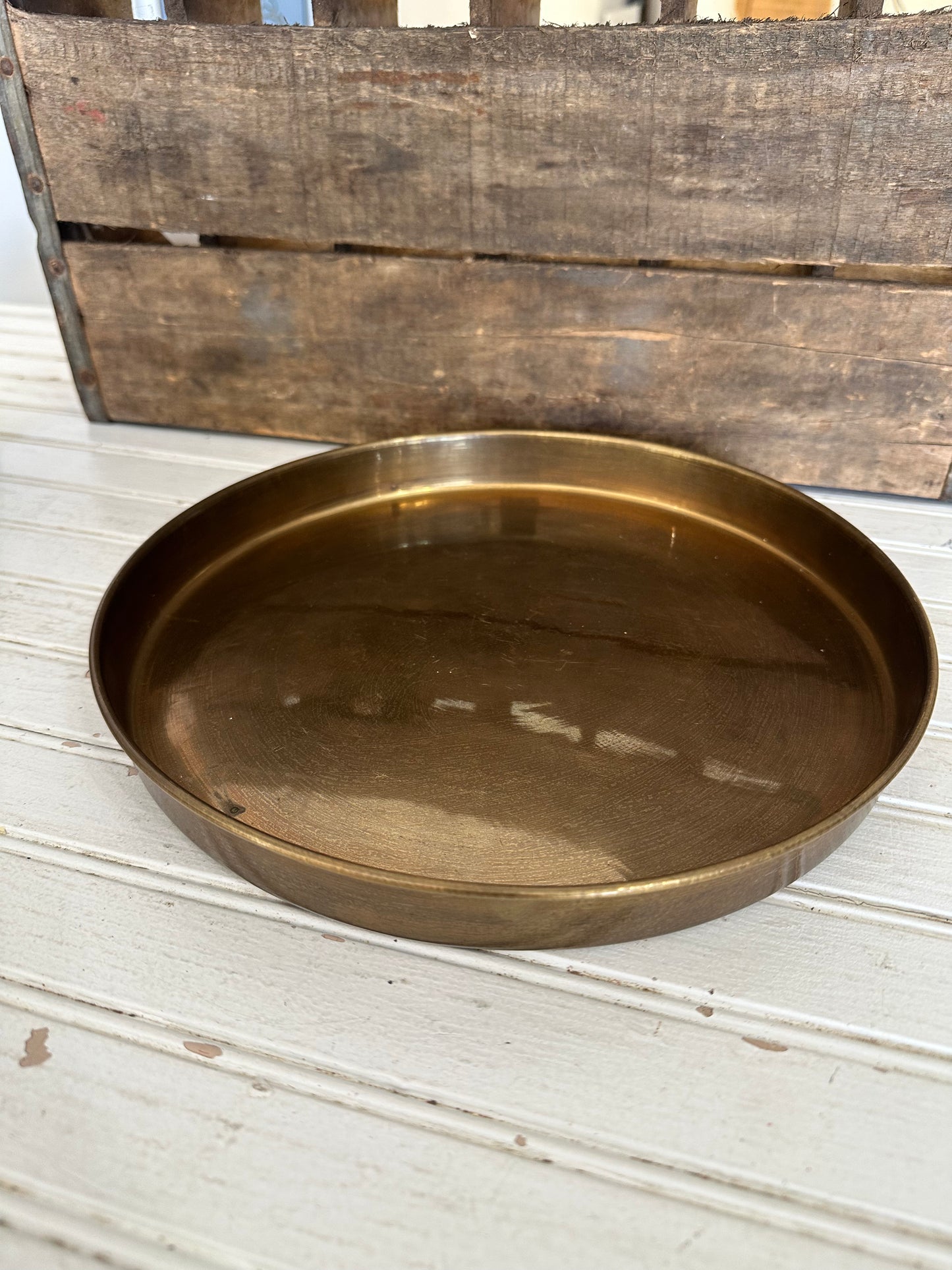 Brass Round Tray