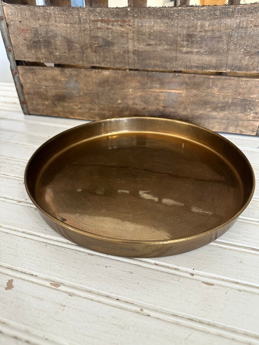 Brass Round Tray