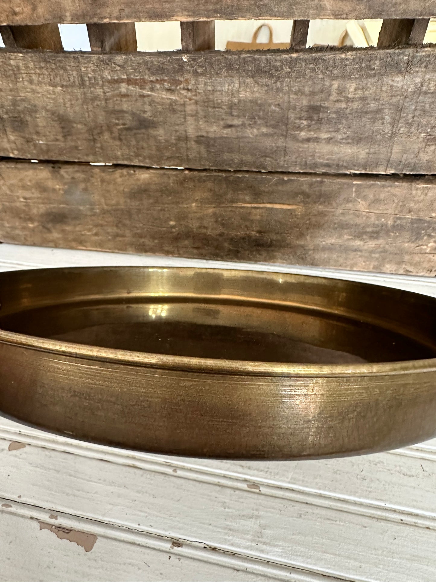 Brass Round Tray