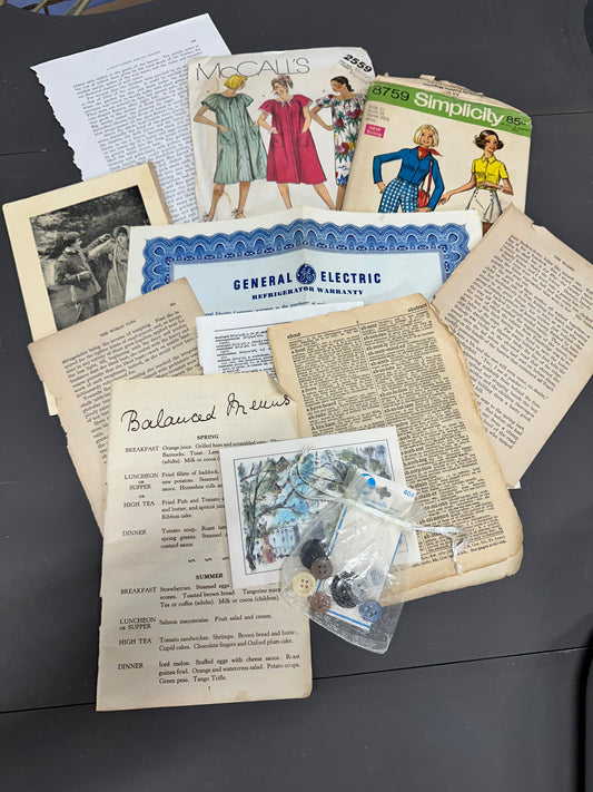 Vintage Ephemera Pack #3