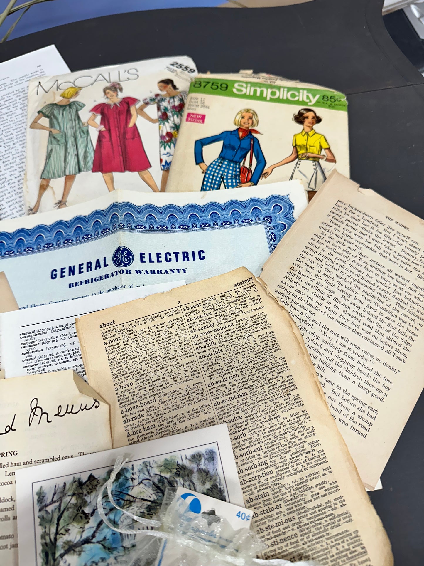 Vintage Ephemera Pack #3