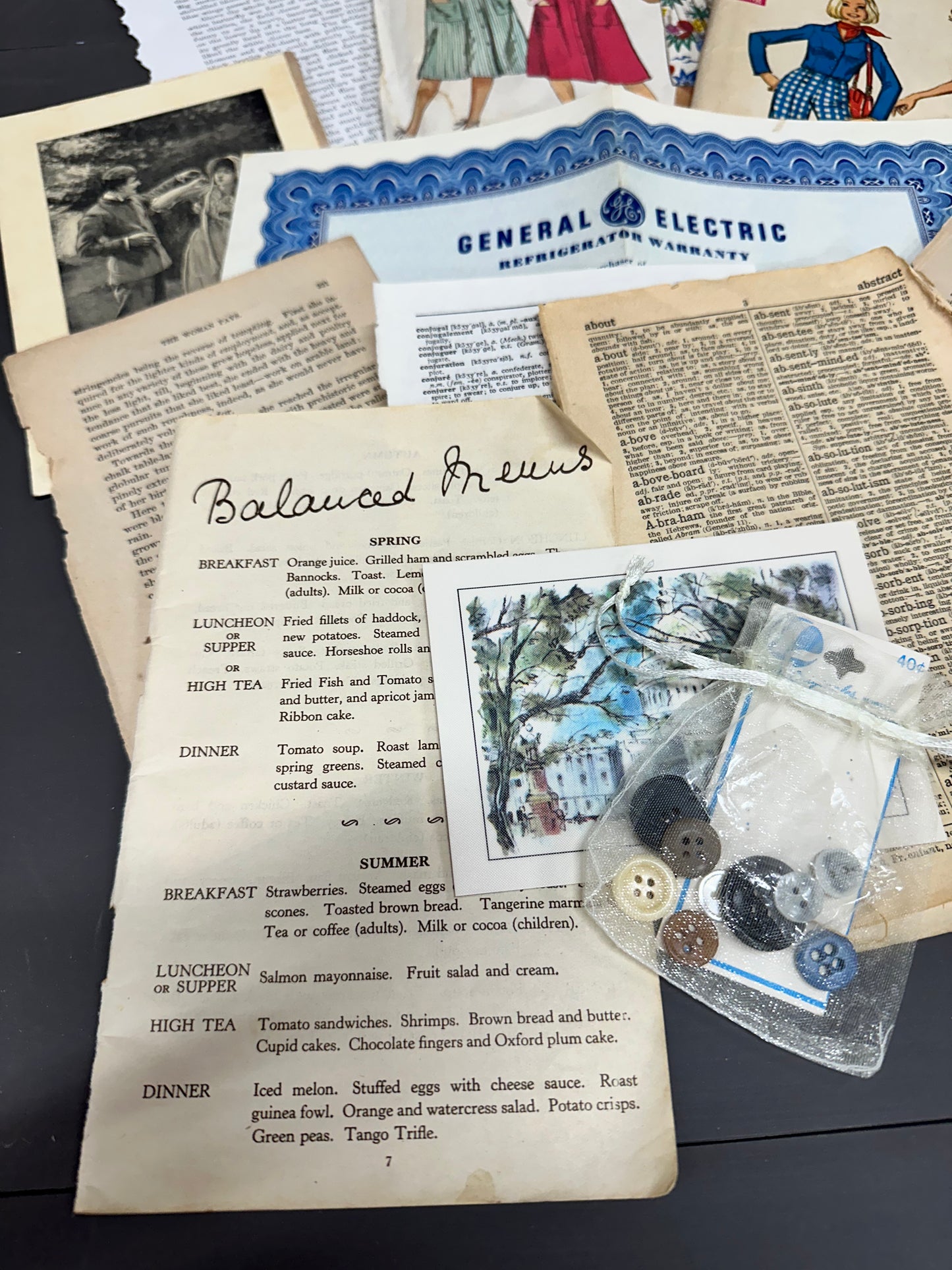 Vintage Ephemera Pack #3