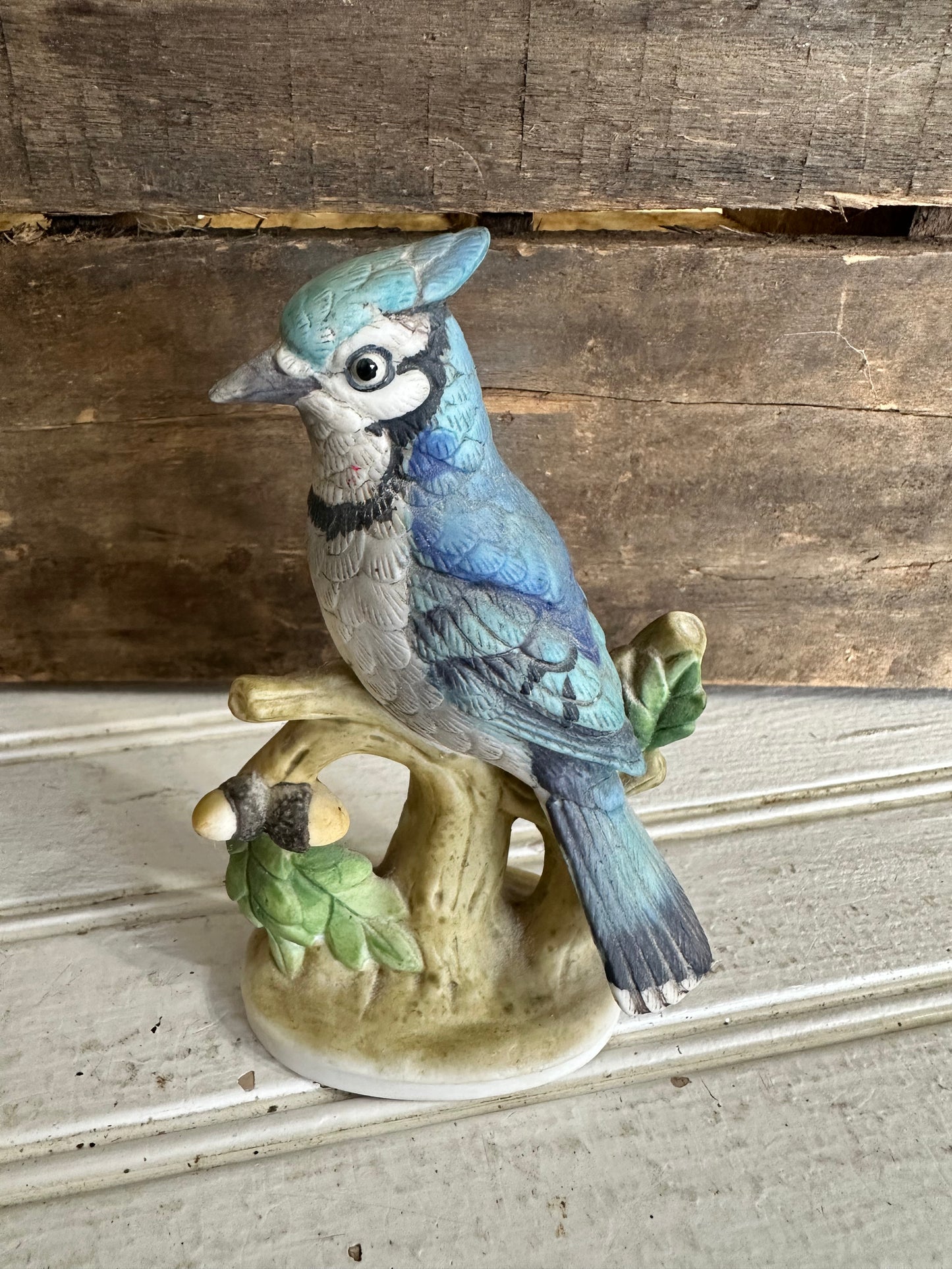 Lefton Hand Painted Blue Jay figurine