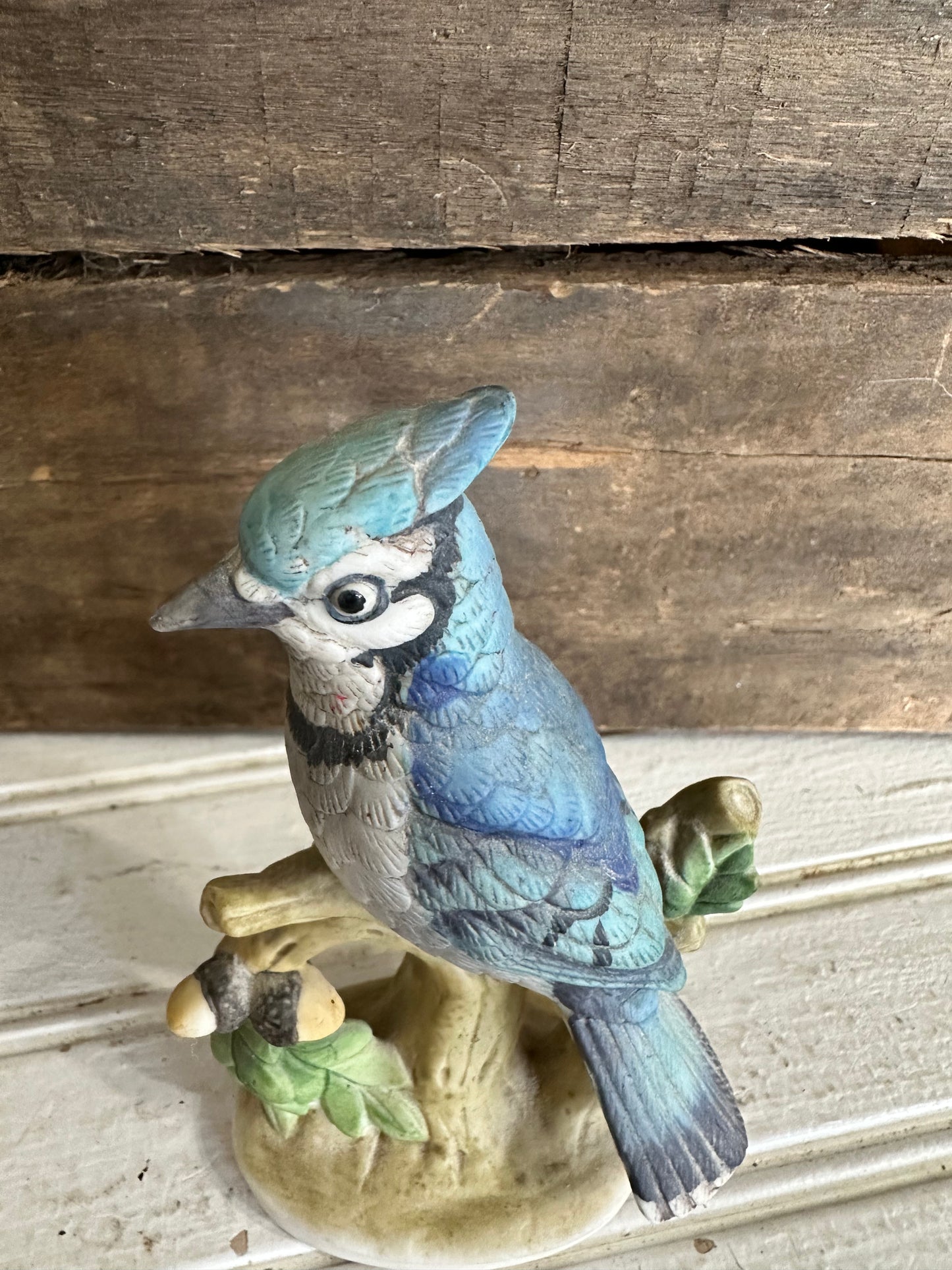 Lefton Hand Painted Blue Jay figurine