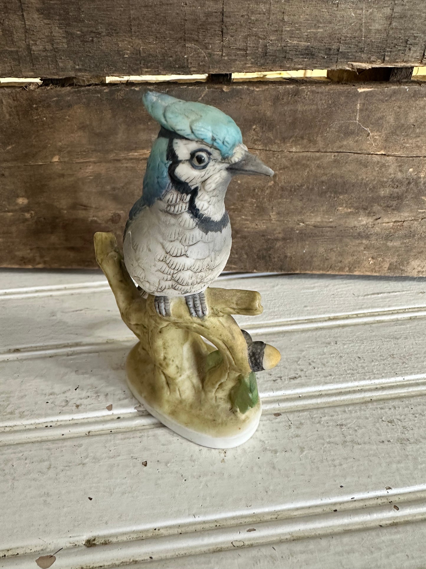 Lefton Hand Painted Blue Jay figurine