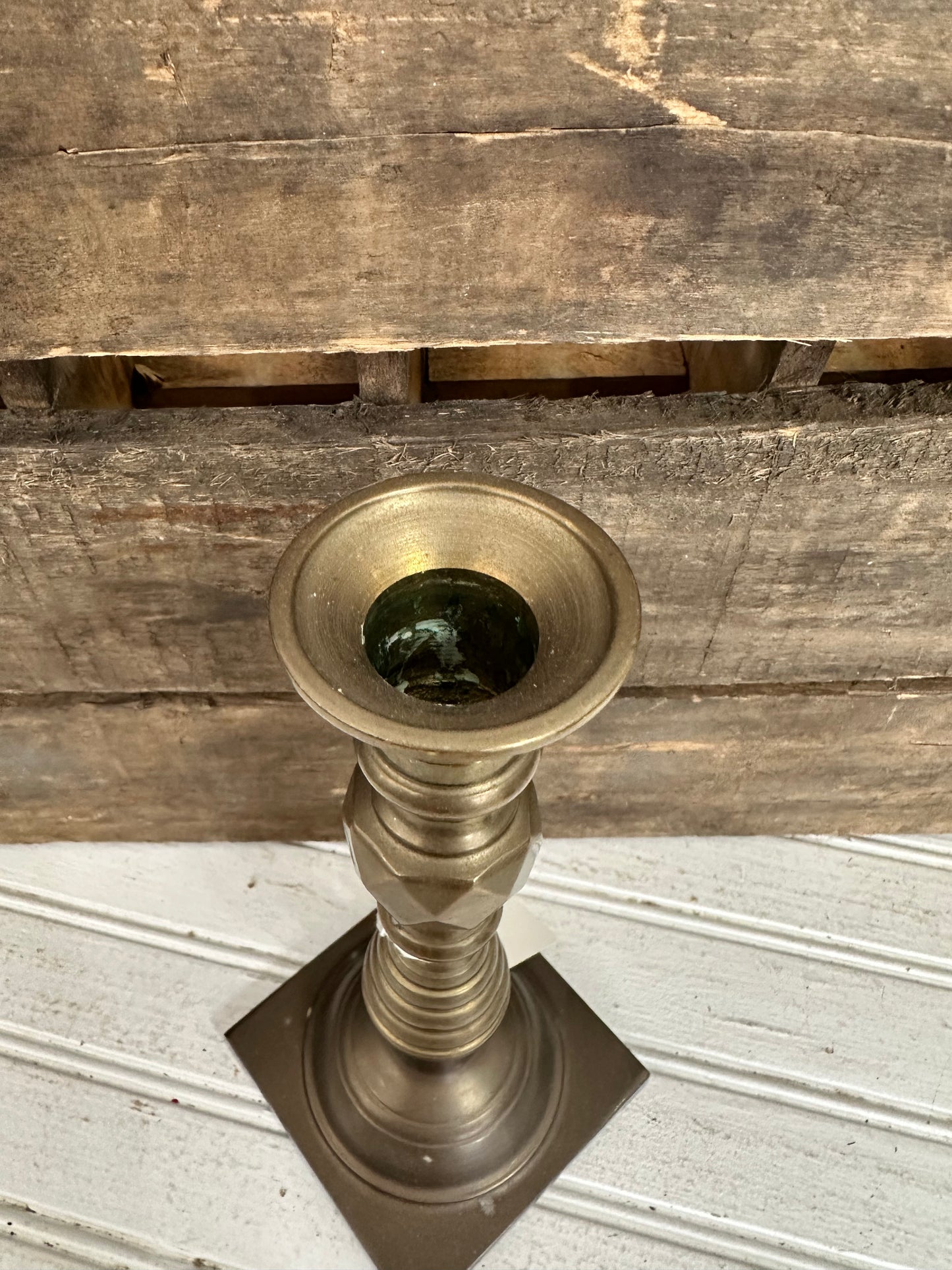 Brass candlestick