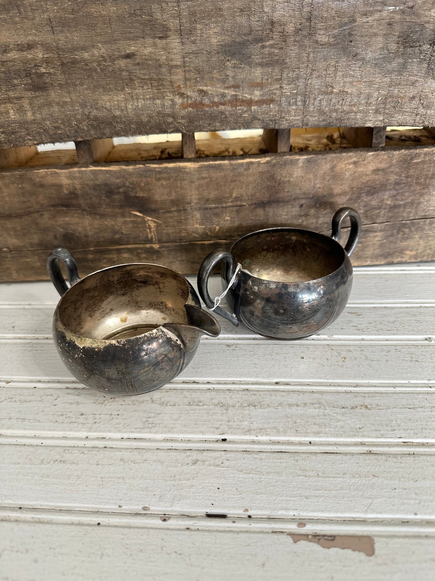 Sugar and creamer set
