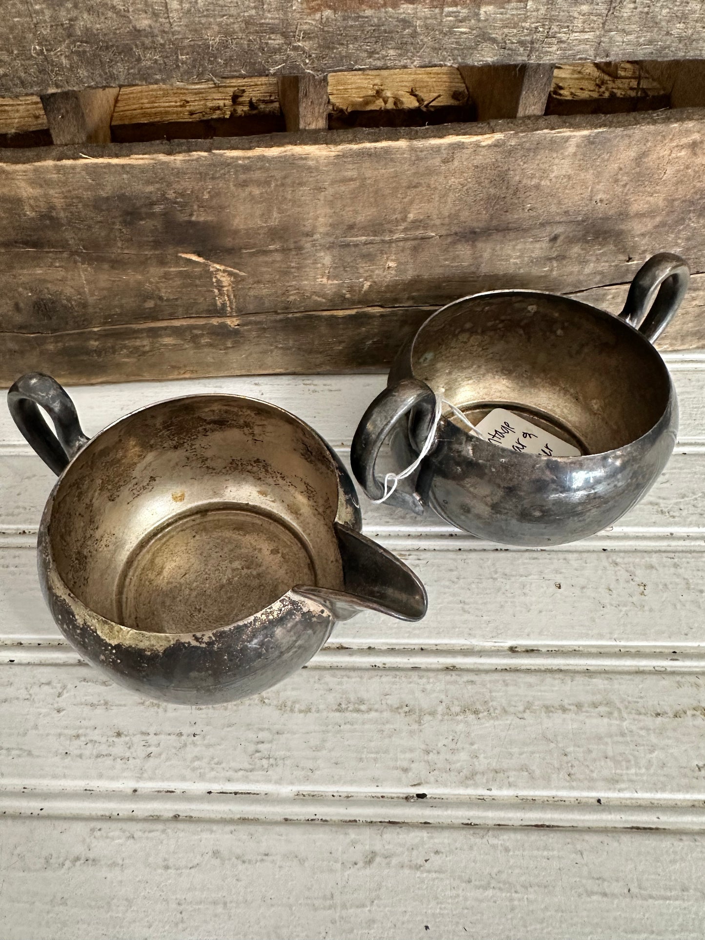 Sugar and creamer set