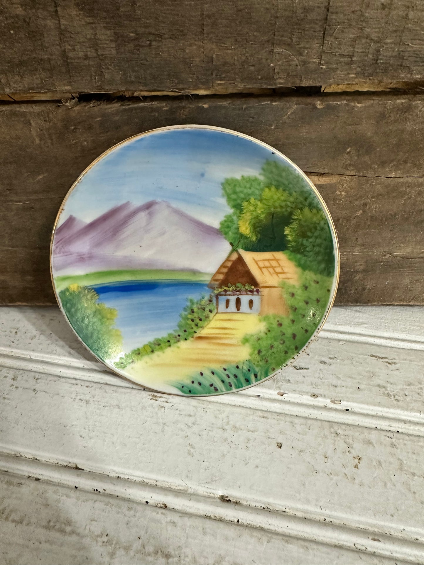 Hand painted plate