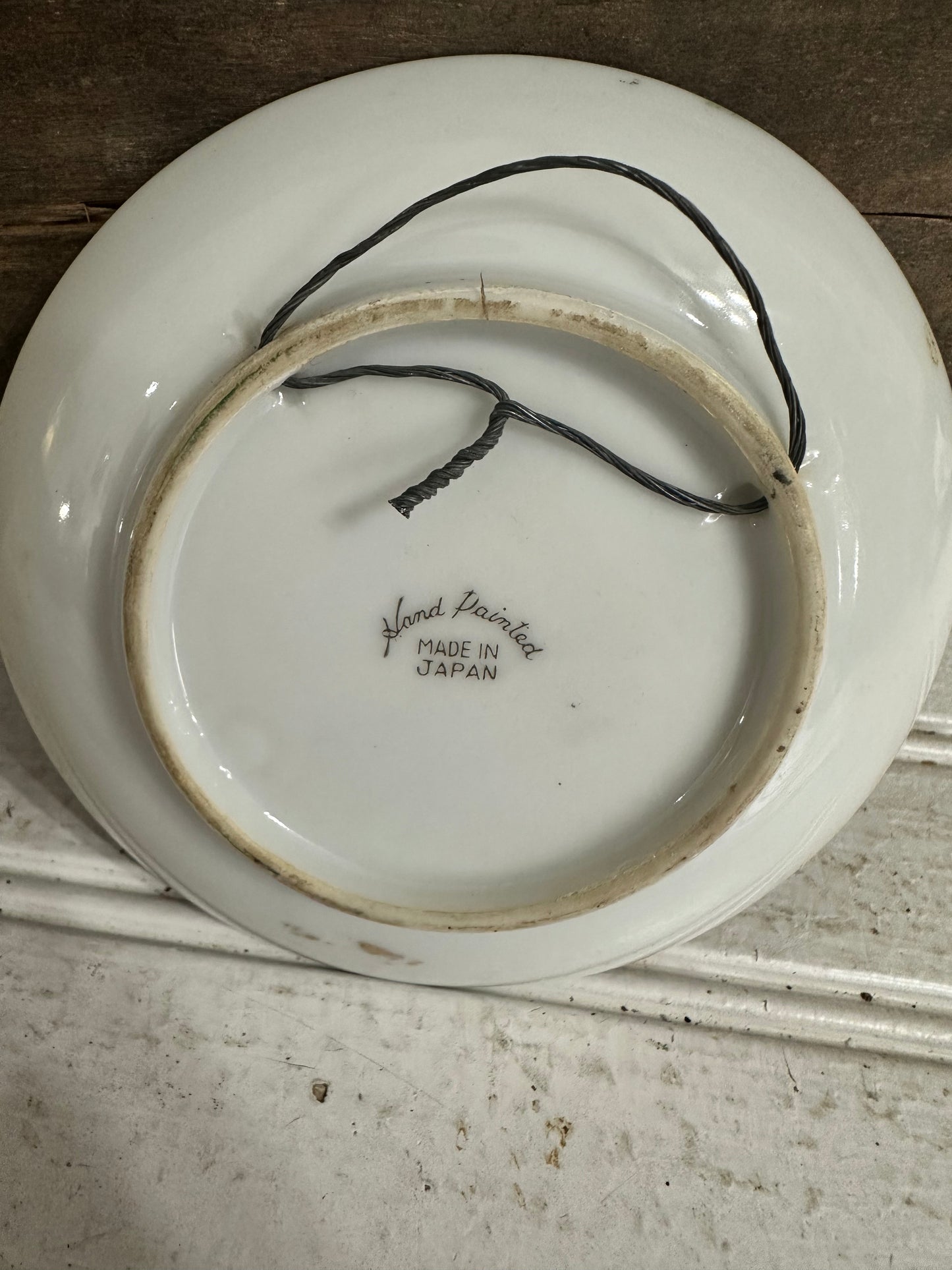 Hand painted plate