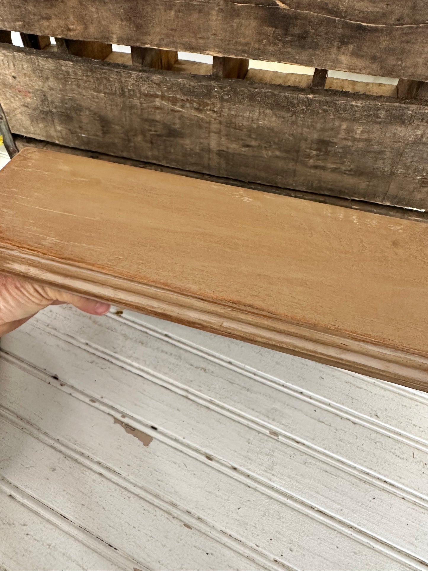 Wood shelf