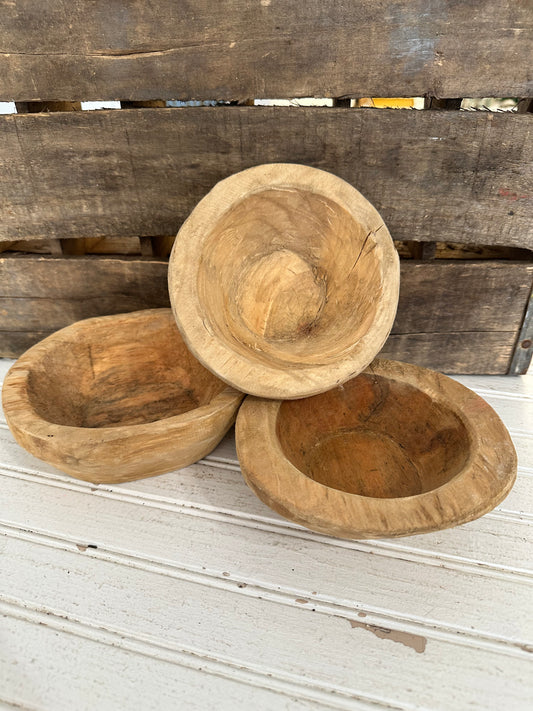 Handmade Mini Round Wood bowl