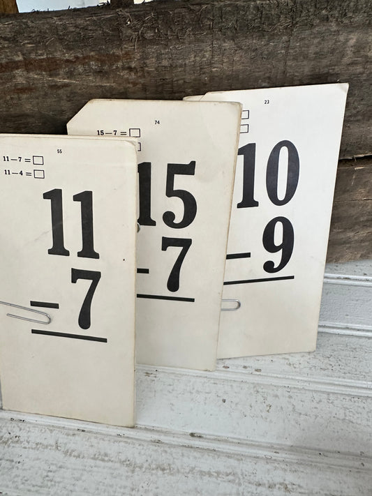 Flash Card set of 3