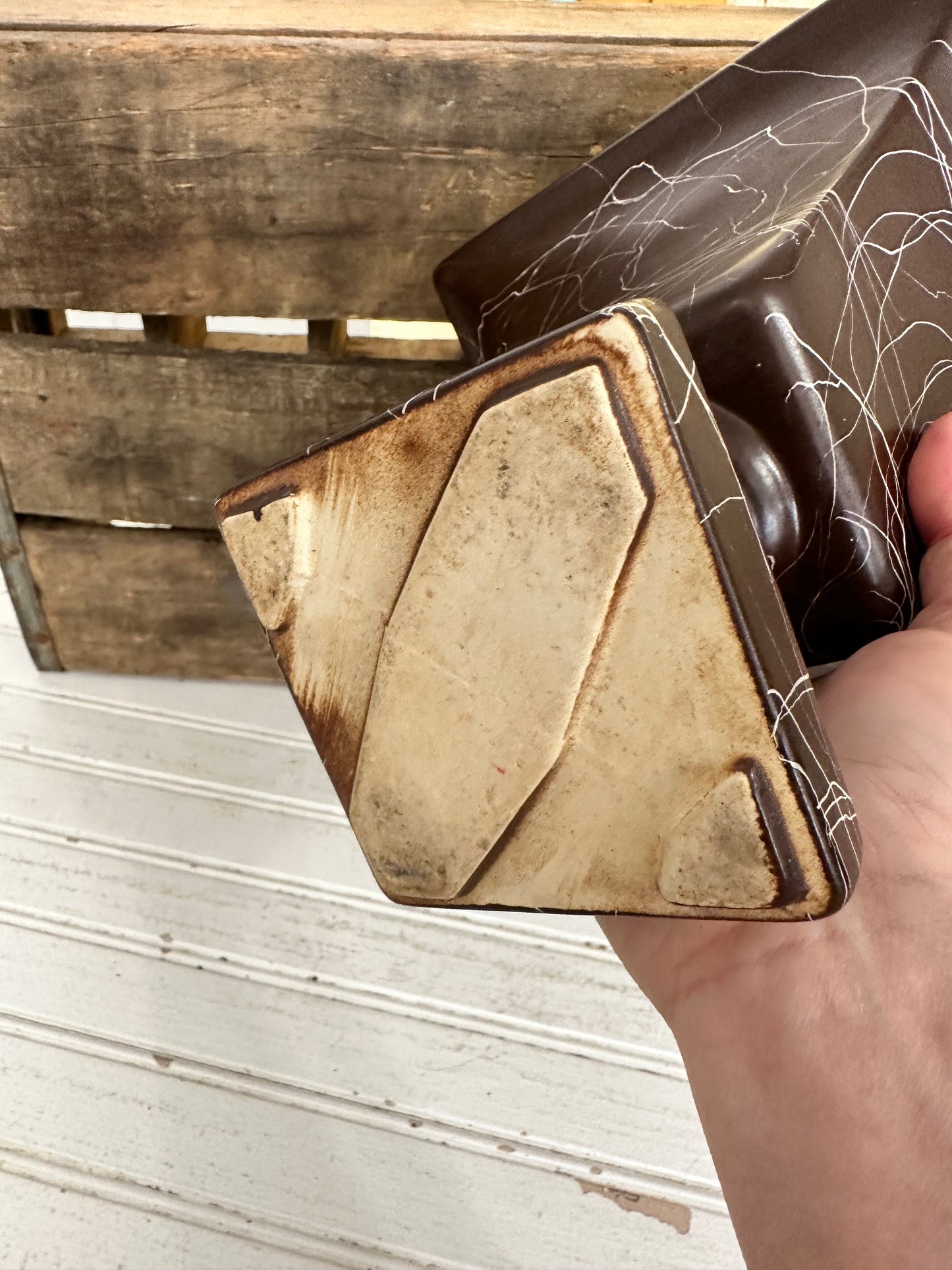 MCM String Art planter/vase