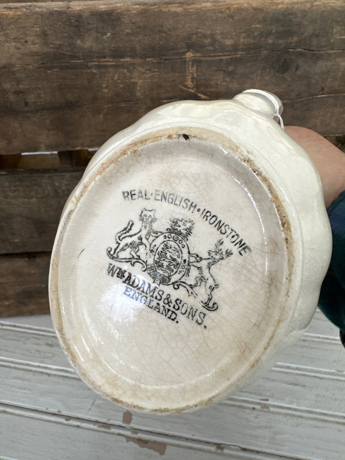 WM Adams & Sons Ironstone pitcher