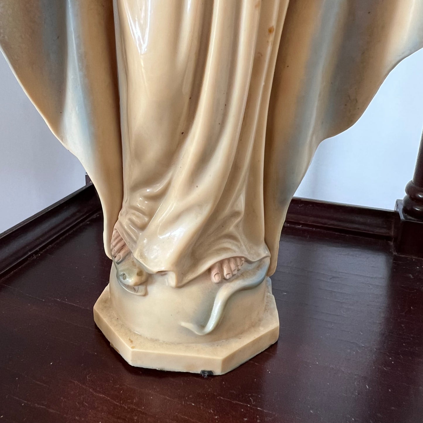 Vintage Plastic Mary Statue