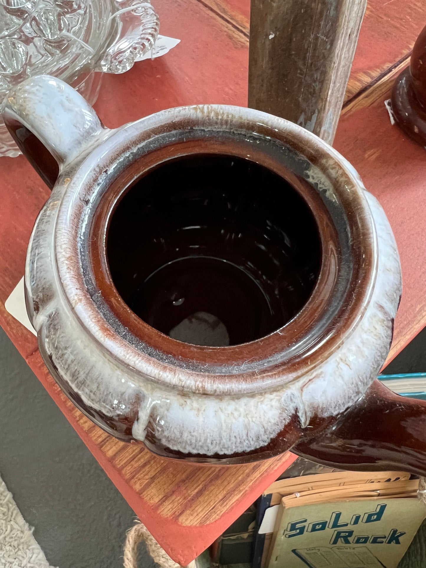 Brown Drip Glaze tea pot
