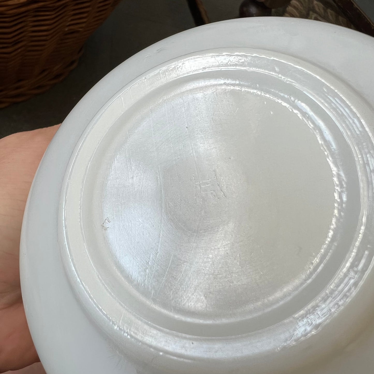 Vintage Hazel Atlas Milk Glass Bowl