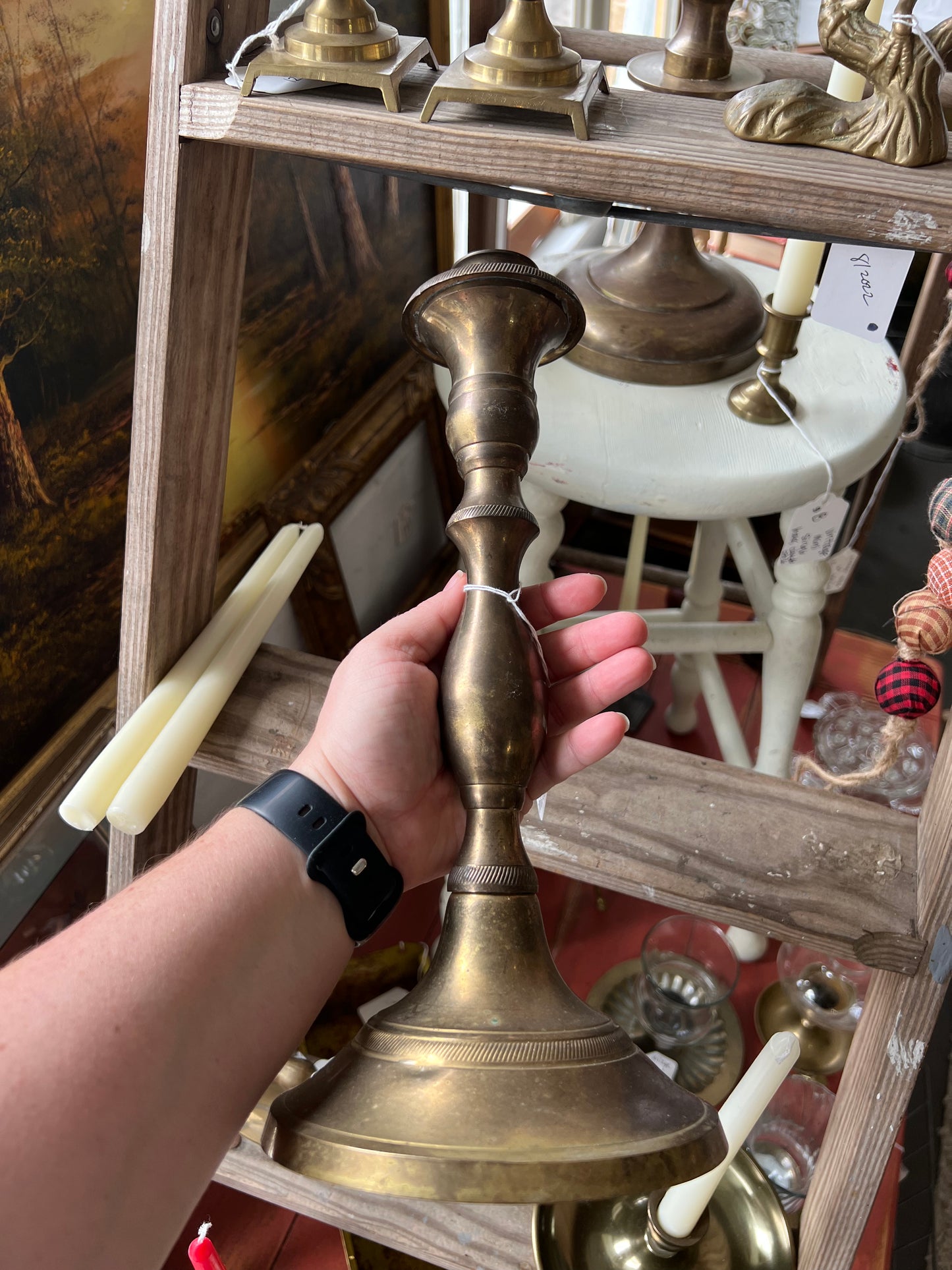 Large Brass candlestick