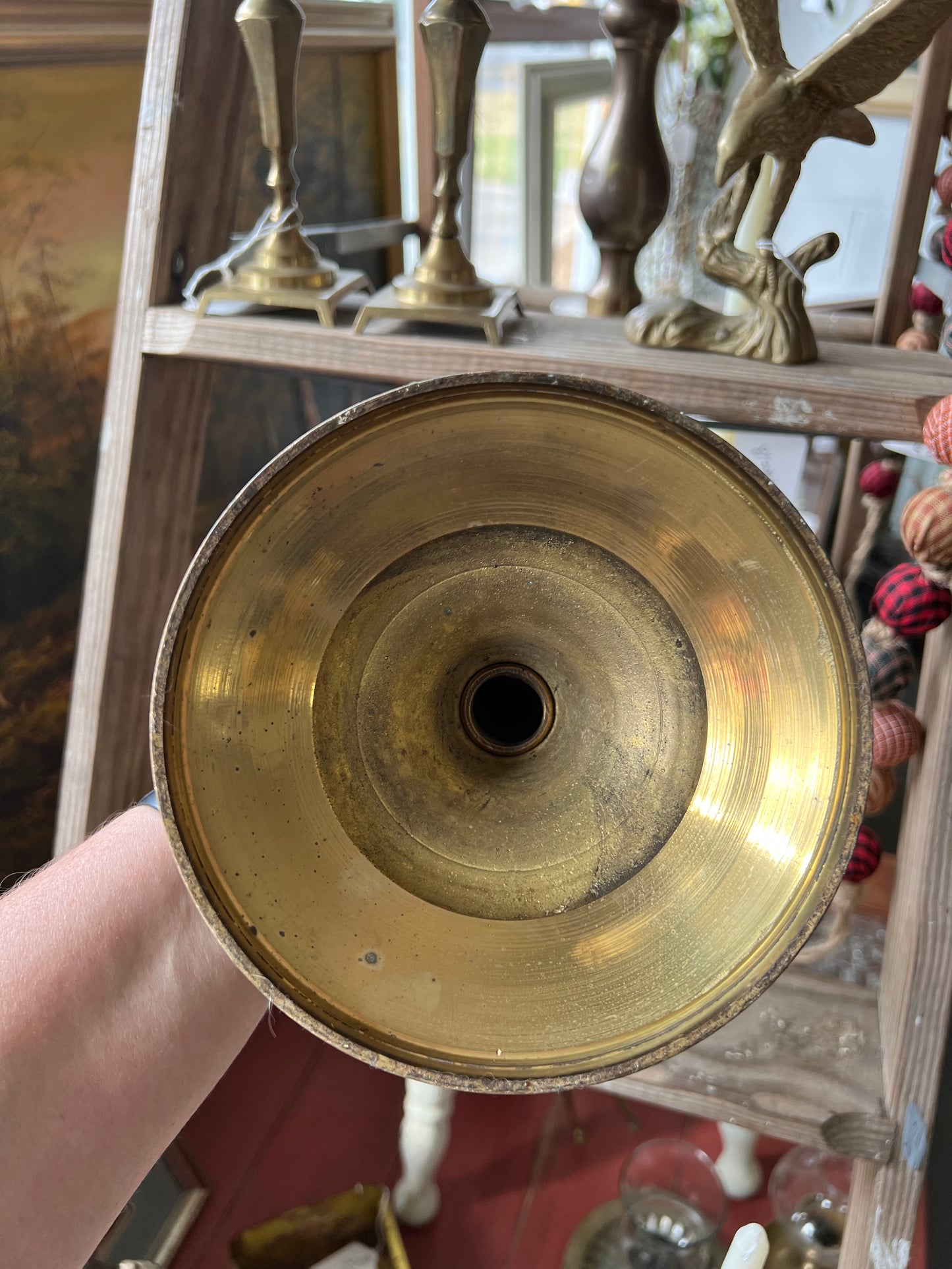 Large Brass candlestick